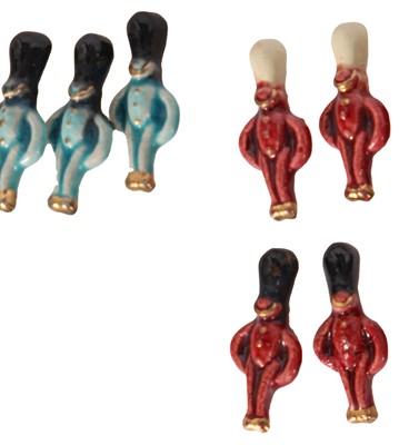 Lot 287 - A group of Hélène Mechin ceramic Grenadier buttons, 1930s-1950s