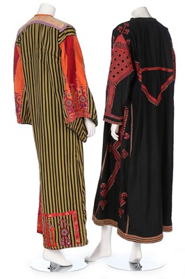 Lot 451 - A group of ethnic robes, probably Palestinian,...