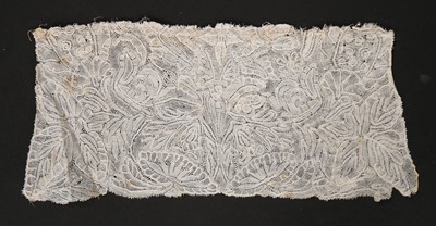 Lot 523 - A Point d'Alencon cap back, circa 1750-60,...