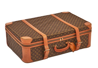 Lot 263 - A Louis Vuitton monogrammed canvas soft-sided suitcase, 1980s