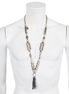 Lot 96 - A Jean Paul Gaultier stainless steel lighter necklace, circa 1987