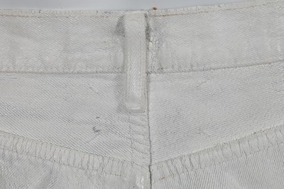 Lot 139 - A pair of Maison Martin Margiela artisanal men's painted denim jeans, probably Spring-Summer 1999