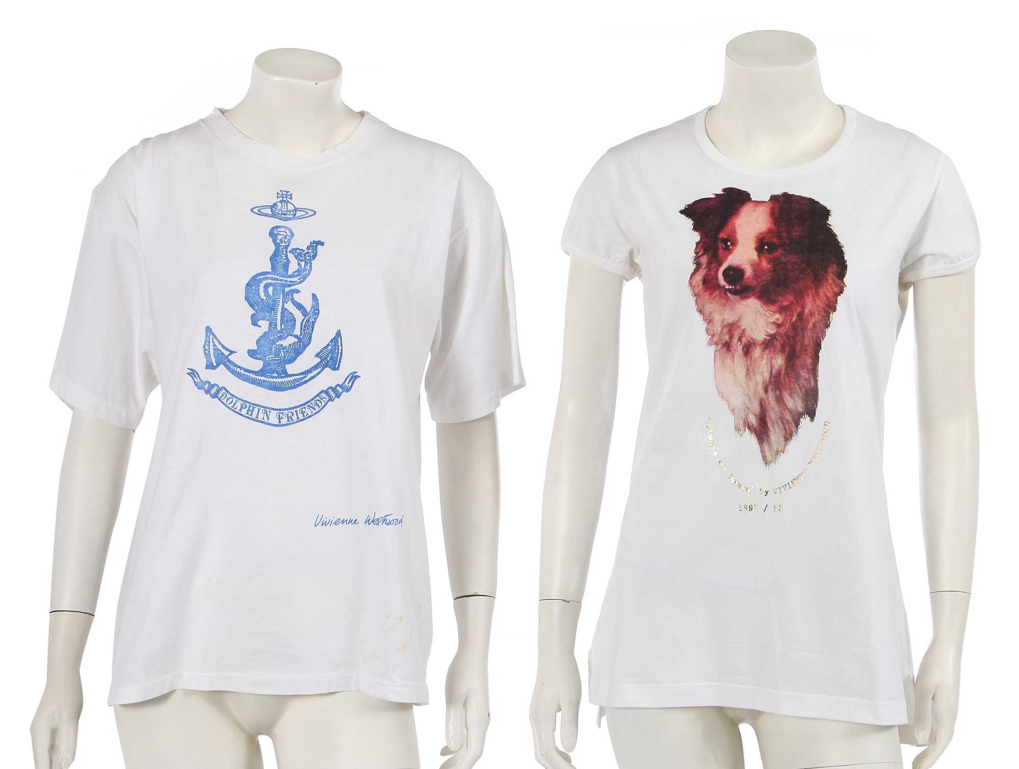 Lot 520 - Two Vivienne Westwood T-shirts, 1990s