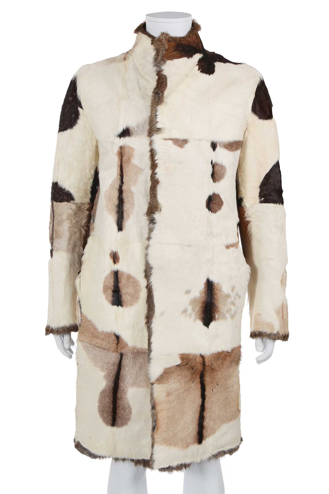 Lot 16 - A Gucci by Tom Ford men's reversible rabbit and pygmy goat fur coat, Autumn-Winter 1999-2000