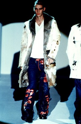 Lot 16 - A Gucci by Tom Ford men's reversible rabbit and pygmy goat fur coat, Autumn-Winter 1999-2000