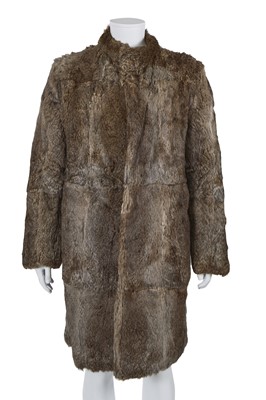 Lot 16 - A Gucci by Tom Ford men's reversible rabbit and pygmy goat fur coat, Autumn-Winter 1999-2000