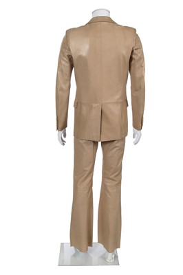 Lot 14 - A Gucci by Tom Ford men's tan lambskin suit, Spring-Summer 2000