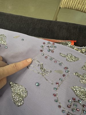 Lot 17 - A pair of Gucci by Tom Ford men's lavender wool gabardine trousers, Spring-Summer 1999