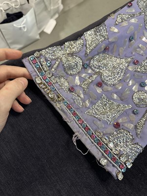 Lot 17 - A pair of Gucci by Tom Ford men's lavender wool gabardine trousers, Spring-Summer 1999