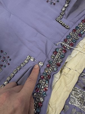 Lot 17 - A pair of Gucci by Tom Ford men's lavender wool gabardine trousers, Spring-Summer 1999