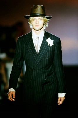 Lot 15 - Two Tom Ford for Gucci and Yves Saint Laurent men's wool suits, circa 2000