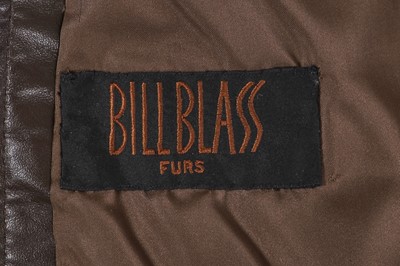 Lot 154 - A Bill Blass men's brown beaver fur jacket, 1980s