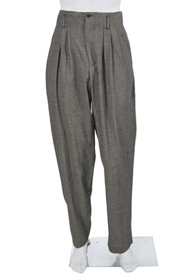 Lot 95 - A Jean Paul Gaultier men's houndstooth wool suit and jacket, mid-1980s