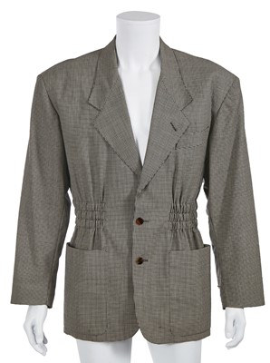 Lot 95 - A Jean Paul Gaultier men's houndstooth wool suit and jacket, mid-1980s