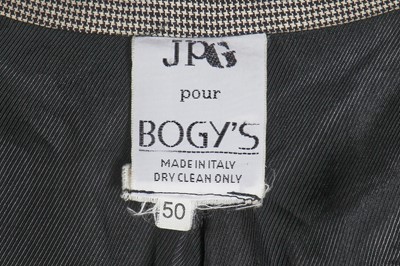 Lot 95 - A Jean Paul Gaultier men's houndstooth wool suit and jacket, mid-1980s