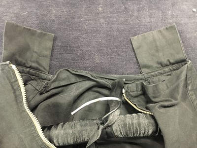 Lot 34 - A Westwood/McLaren Seditionaries black cotton blackout fabric bondage jacket, circa 1977