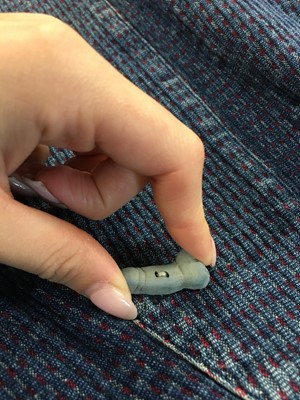 Lot 60 - A Westwood McLaren blue and red striped cotton Bedford cord ensemble, 'Hypnos' collection, Spring-Summer 1984