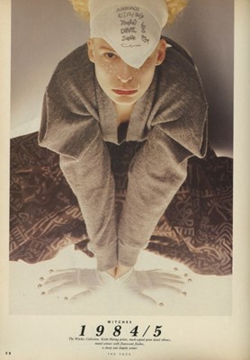 Lot 59 - A Westwood/McLaren grey felted wool jacket, 'Witches' collection, Autumn-Winter 1983-84