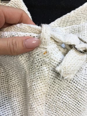 Lot 46 - A Westwood McLaren cotton ensemble, 'Savage' collection, Spring-Summer 1982