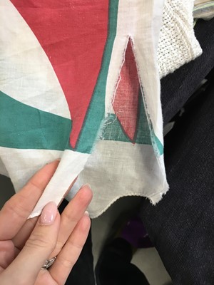 Lot 46 - A Westwood McLaren cotton ensemble, 'Savage' collection, Spring-Summer 1982