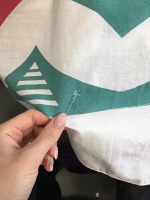 Lot 46 - A Westwood McLaren cotton ensemble, 'Savage' collection, Spring-Summer 1982