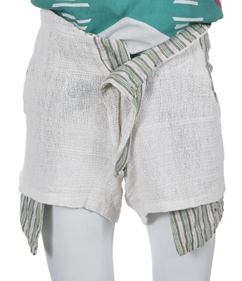 Lot 46 - A Westwood McLaren cotton ensemble, 'Savage' collection, Spring-Summer 1982