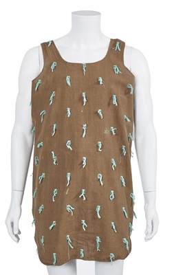 Lot 47 - A Westwood/McLaren tufted cotton ensemble, 'Savage' collection, Spring-Summer 1982