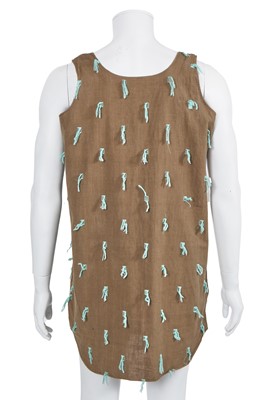 Lot 47 - A Westwood/McLaren tufted cotton ensemble, 'Savage' collection, Spring-Summer 1982