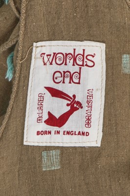 Lot 47 - A Westwood/McLaren tufted cotton ensemble, 'Savage' collection, Spring-Summer 1982