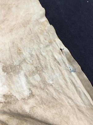 Lot 45 - A Westwood/McLaren chamois leather cap, 'Savage' collection, Spring-Summer 1982