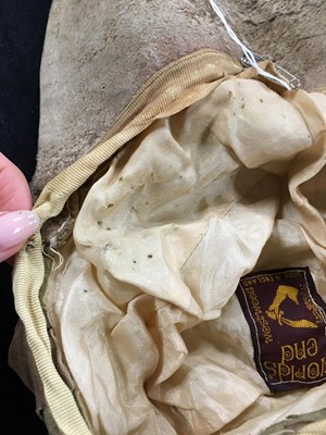 Lot 45 - A Westwood/McLaren chamois leather cap, 'Savage' collection, Spring-Summer 1982