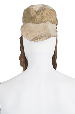 Lot 45 - A Westwood/McLaren chamois leather cap, 'Savage' collection, Spring-Summer 1982