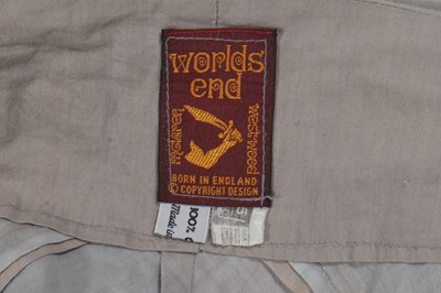 Lot 54 - A Westwood/McLaren cotton ensemble, 'Punkature' collection, Spring-Summer 1983