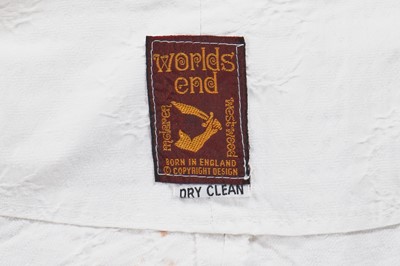 Lot 38 - A Westwood/McLaren cotton ensemble, 'Pirate' collection, Autumn-Winter 1981-82