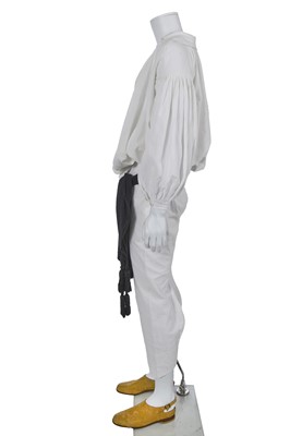 Lot 38 - A Westwood/McLaren cotton ensemble, 'Pirate' collection, Autumn-Winter 1981-82