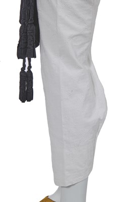 Lot 38 - A Westwood/McLaren cotton ensemble, 'Pirate' collection, Autumn-Winter 1981-82