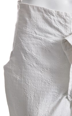 Lot 38 - A Westwood/McLaren cotton ensemble, 'Pirate' collection, Autumn-Winter 1981-82