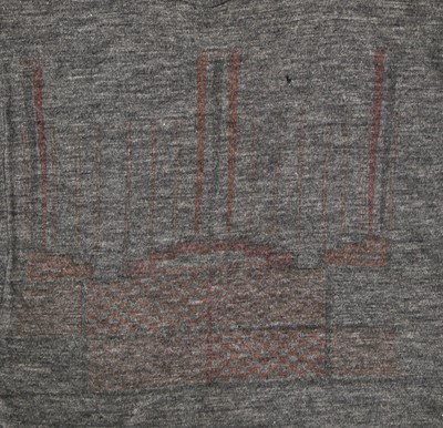 Lot 48 - A Westwood/McLaren men's beige wool suit ensemble, 'Nostalgia of Mud (Buffalo)' collection, Autumn-Winter 1982-83