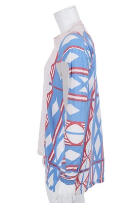 Lot 40 - A Westwood/McLaren Navajo print cotton jersey top, 'Pirate' collection, Autumn-Winter 1981-82