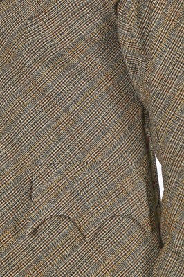 Lot 37 - A rare Westwood/McLaren men's brown glen plaid suit, 'Pirate' collection, Autumn-Winter 1981-82