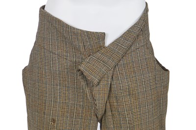 Lot 37 - A rare Westwood/McLaren men's brown glen plaid suit, 'Pirate' collection, Autumn-Winter 1981-82