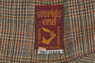 Lot 37 - A rare Westwood/McLaren men's brown glen plaid suit, 'Pirate' collection, Autumn-Winter 1981-82