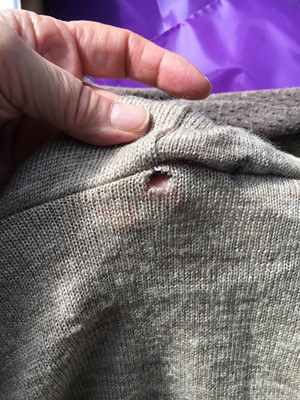 Lot 49 - A Westwood/McLaren grey and beige ensemble, 'Nostalgia of Mud (Buffalo)' collection, Autumn-Winter 1982-83