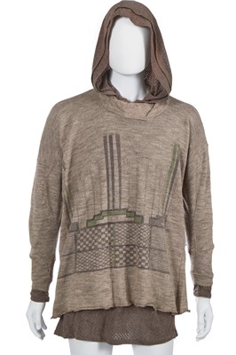 Lot 49 - A Westwood/McLaren grey and beige ensemble, 'Nostalgia of Mud (Buffalo)' collection, Autumn-Winter 1982-83