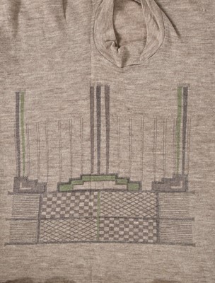 Lot 49 - A Westwood/McLaren grey and beige ensemble, 'Nostalgia of Mud (Buffalo)' collection, Autumn-Winter 1982-83