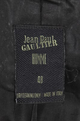 Lot 105 - A Jean Paul Gaultier men's black wool pilot cloth 'naval officer' jacket, circa 1990