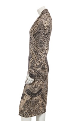 Lot 319 - An Alexander McQueen printed modal jersey dress, pre-fall 2010