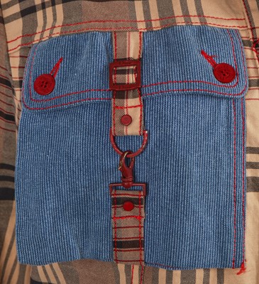 Lot 360 - A Christian Dior by John Galliano tartan cotton gabardine jacket, commercial collection 2004