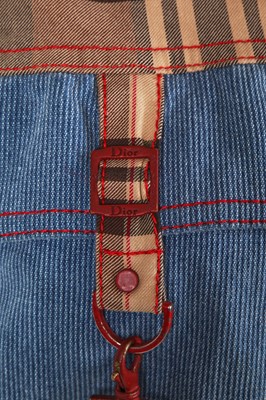 Lot 360 - A Christian Dior by John Galliano tartan cotton gabardine jacket, commercial collection 2004