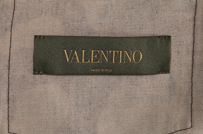 Lot 10 - A Valentino by Maria Grazia Chiuri and Pierpaolo Piccioli men's embroidered camouflage print cotton acket, Spring-Summer 2015